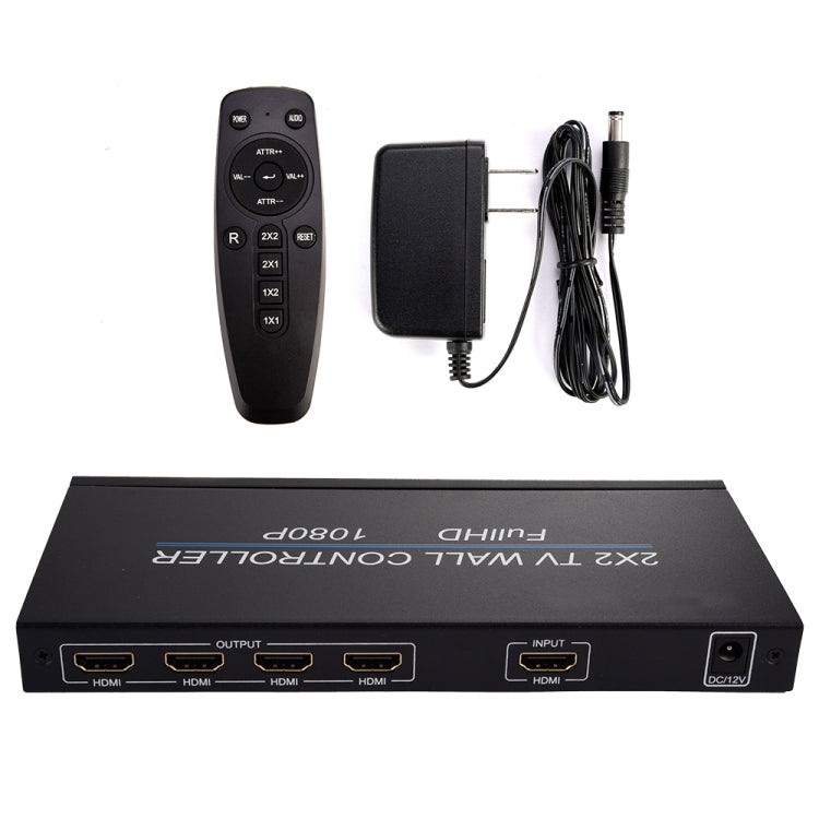 BT14 2X2 HDMI TV Wall Controller Multi-screen Splicing Processor - Splitter by PMC Jewellery | Online Shopping South Africa | PMC Jewellery