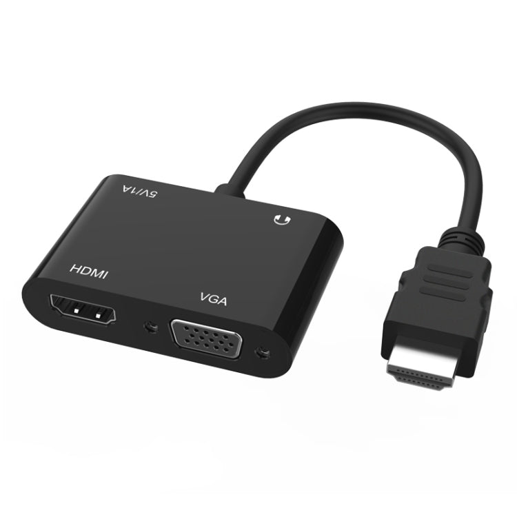 Onten 5165HV HDMI to HDMI + VGA Adapter - Adapter by Onten | Online Shopping South Africa | PMC TechLife | Buy Now Pay Later Mobicred