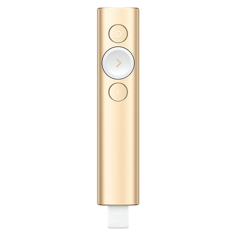 Logitech Spotlight 2.4Ghz USB Wireless Presenter PPT Remote Control Flip Pen (Gold) -  by Logitech | Online Shopping South Africa | PMC Jewellery | Buy Now Pay Later Mobicred