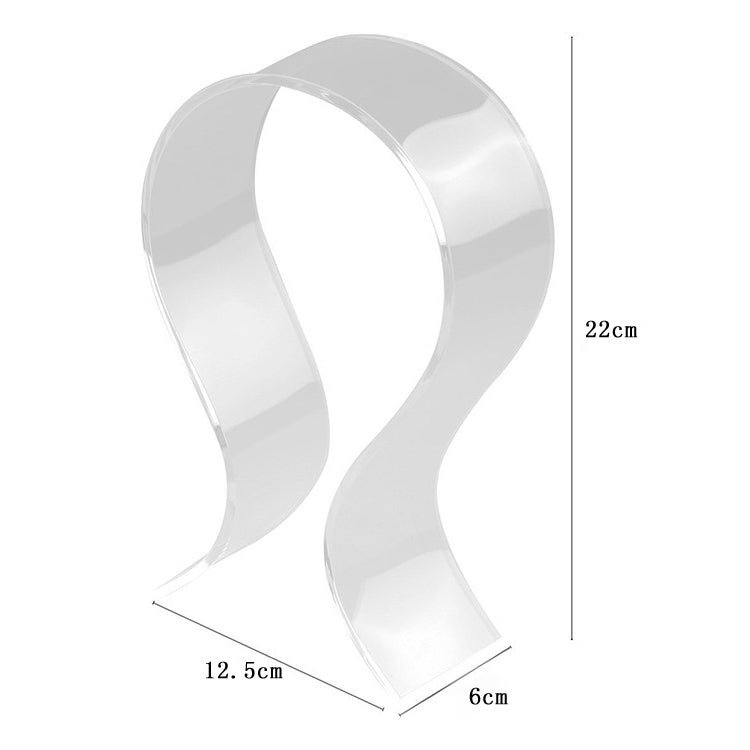 DA1502 Universal Acrylic Headset Stand Display Hanger (Transparent) - Anti-lost & Holder by PMC TechLife | Online Shopping South Africa | PMC TechLife