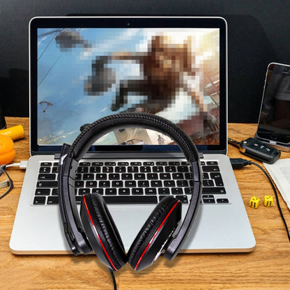 TUCCI TC-X8 Stereo PC Gaming Headset with Microphone & Conversion Cable - Multimedia Headset by TUCCI | Online Shopping South Africa | PMC Jewellery