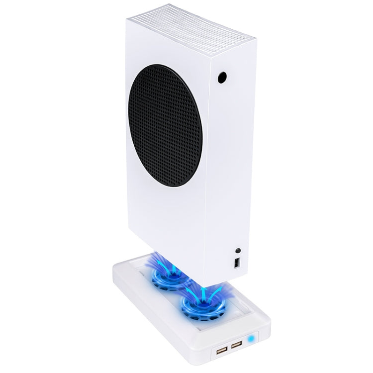 Host Cooling Fan Base with 2 USB Ports for XBOX Series S - Holder by PMC TechLife | Online Shopping South Africa | PMC TechLife