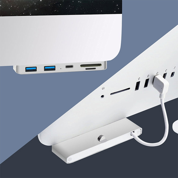 Rocketek For iMac Type-C / USB-C + Dual USB3.0 + SD / TF Multi-function HUB Expansion Dock - USB HUB by ROCKETEK | Online Shopping South Africa | PMC Jewellery | Buy Now Pay Later Mobicred