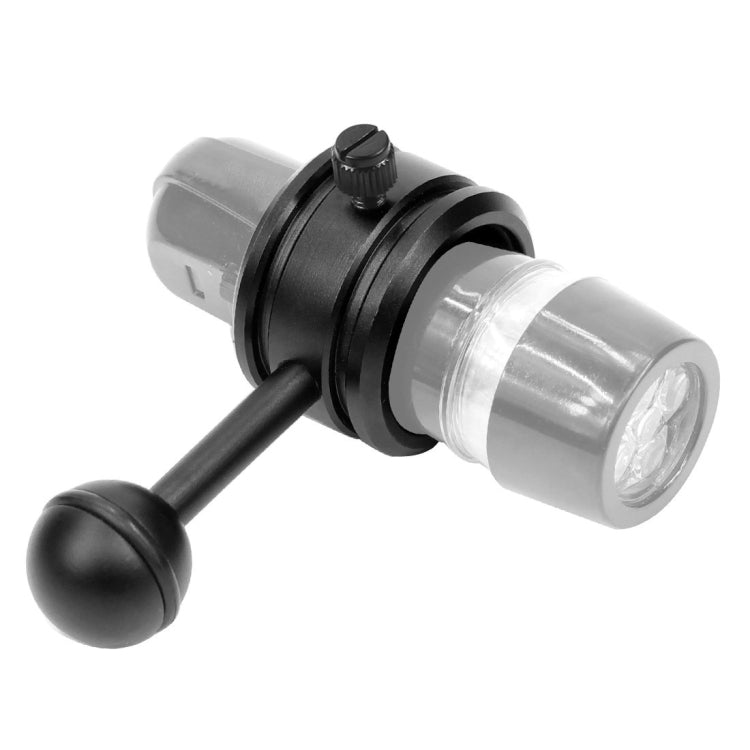 PULUZ Light Diving Aluminum Alloy Clamp Ball Head Mount Adapter Fixed Clip for Underwater Strobe Housing Light - Diving Accessories by PULUZ | Online Shopping South Africa | PMC Jewellery | Buy Now Pay Later Mobicred