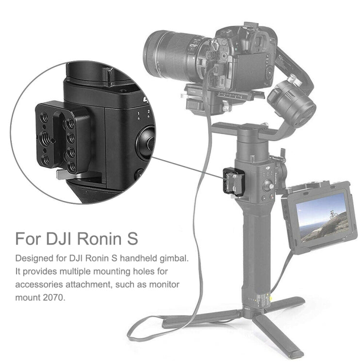 PULUZ Quick Release Plate External Mounting Holder for DJI RONIN / RONIN-S - Quick Release Plate by PULUZ | Online Shopping South Africa | PMC TechLife | Buy Now Pay Later Mobicred