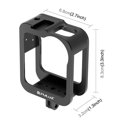 PULUZ Aluminum Alloy Protective Cage Frame with Cold Shoe for GoPro Max (Black) - Metal Cases by PULUZ | Online Shopping South Africa | PMC Jewellery