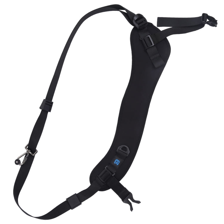 PULUZ Quick Release Anti-Slip Soft Pad Nylon Breathable Curved Camera Strap with Metal Hook for SLR / DSLR Cameras - free shipping - PMC TechLife - Order now!