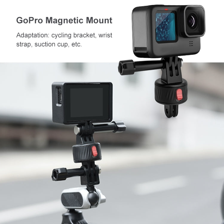 PULUZ Action Camera Magnetic Base Adapter (Black) - free shipping - PMC TechLife - Order now!