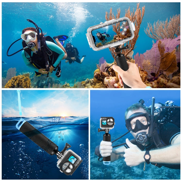 PULUZ Floating Handle Hand Grip Buoyancy Rods for Phones / Action Cameras (Black) - Floating Grip & Ball by PULUZ | Online Shopping South Africa | PMC Jewellery