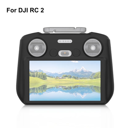 For DJI Mini 4 Pro / Air 3 Remote Control / DJI RC 2 with Screen PULUZ Silicone Protective Case (Black) - Carry Cases & Bags by PULUZ | Online Shopping South Africa | PMC Jewellery | Buy Now Pay Later Mobicred