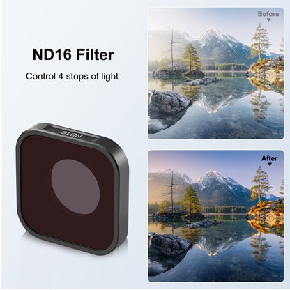 PULUZ Action Camera ND16 Lens Filter For GoPro Hero11 Black / Hero11 Black mini / HERO10 Black / HERO9 Black - Lens Filter by PULUZ | Online Shopping South Africa | PMC Jewellery