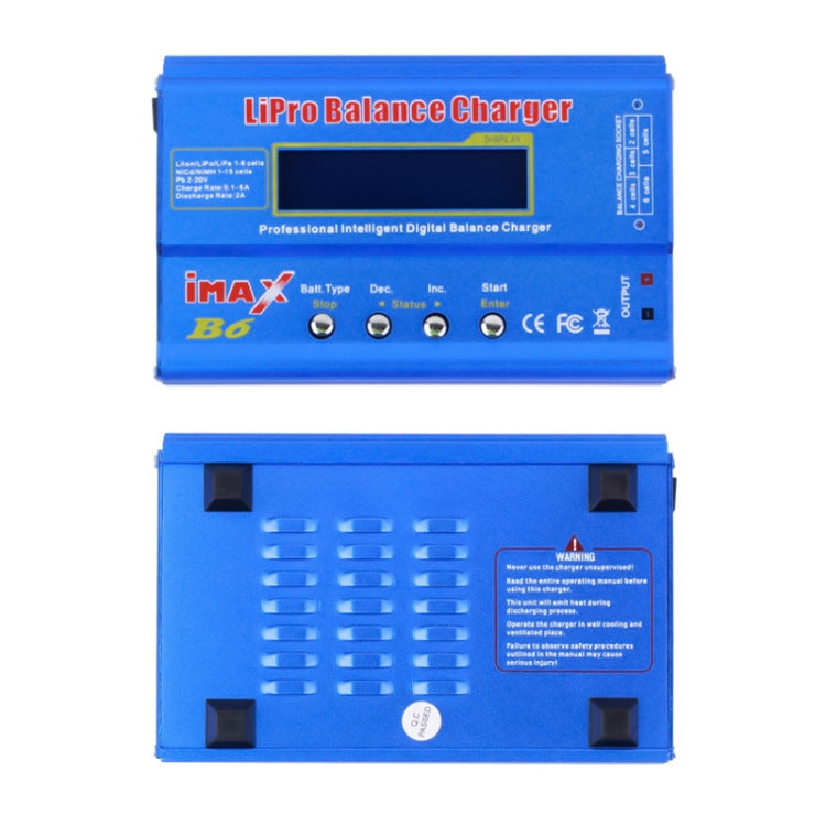 iMAX B6 Digital RC Lipo NiMH Battery Balance Charger(Blue) - free shipping - PMC TechLife - Order now!