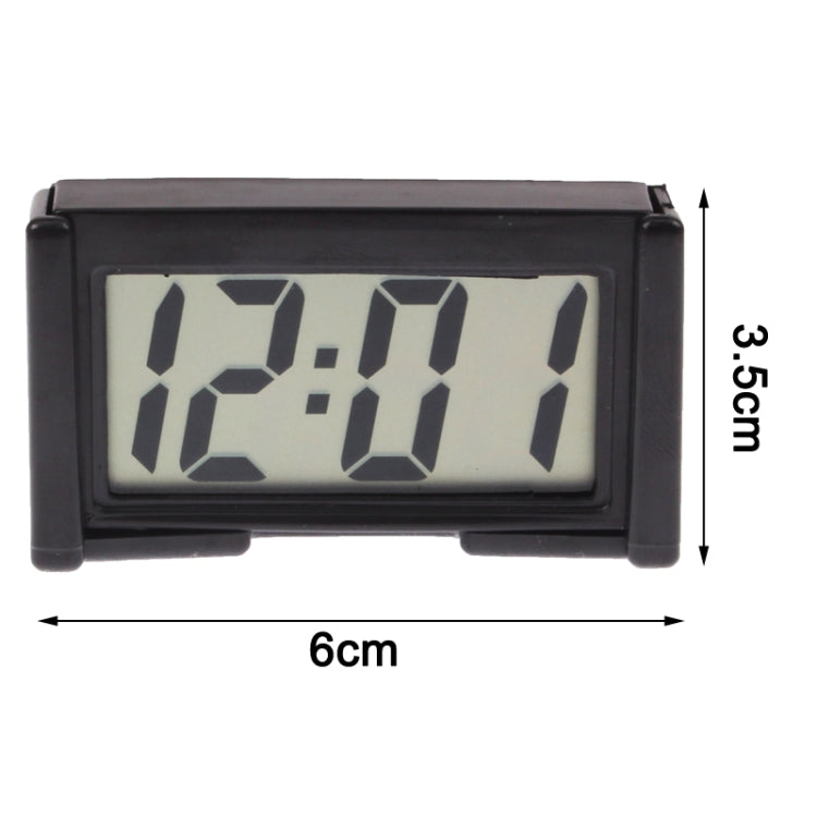 LCD Digital Electronic Car Clock Car Interior Accessory Date Calendar Time Display(Black) - Clocks & Car Meters by PMC TechLife | Online Shopping South Africa | PMC TechLife | Buy Now Pay Later Mobicred