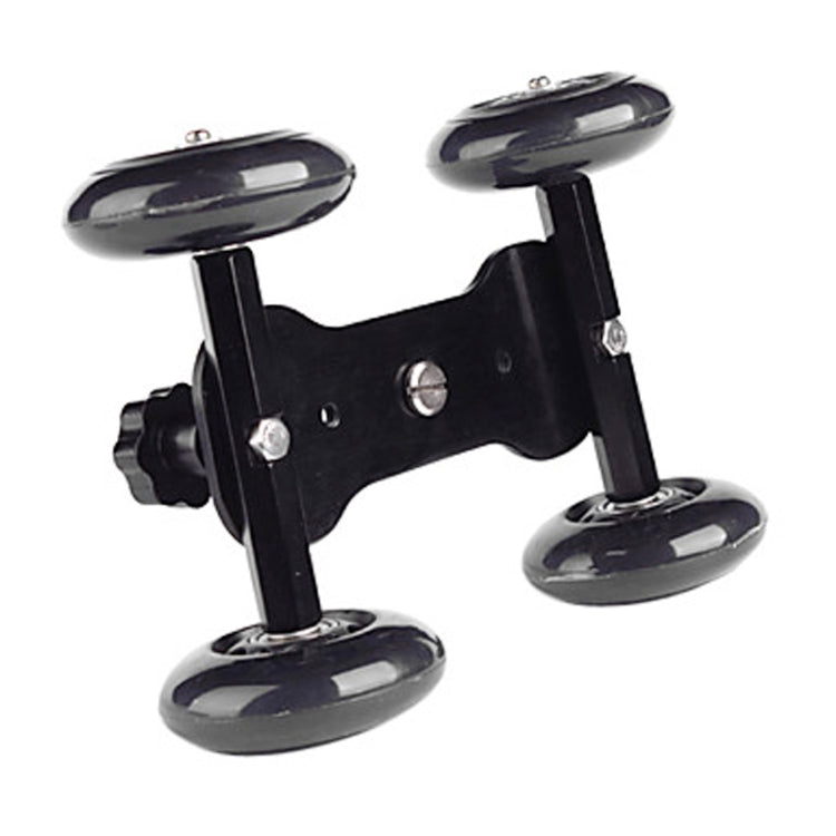 DEBO First Generation Camera Truck / Floor Table Video Slider Track Dolly Car for DSLR Camera / Camcorders(Black) - Camera Dolly by DEBO | Online Shopping South Africa | PMC TechLife | Buy Now Pay Later Mobicred