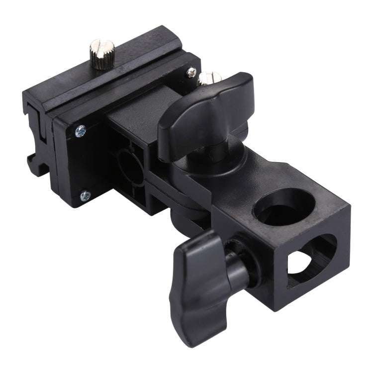 B Type Flash Light Stand Bracket(Black) - Stand Bracket by PMC TechLife | Online Shopping South Africa | PMC TechLife