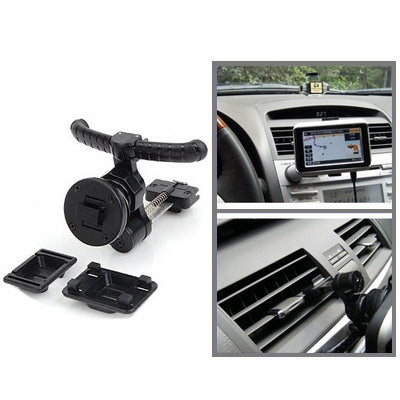 Universal GPS Car Air Vent Mount Holder(Black) - Car Holders by PMC Jewellery | Online Shopping South Africa | PMC Jewellery