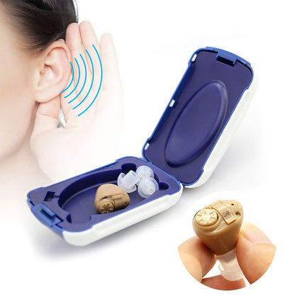 K-82 Wireless Hearing Aid Sound Amplifier(Coffee) - Hearing Aids by PMC Jewellery | Online Shopping South Africa | PMC Jewellery