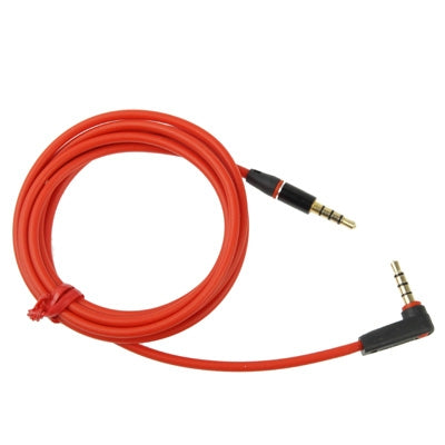 1.2m Aux Audio Cable 3.5mm Elbow to Straight Male, Compatible with Phones, Tablets, Headphones, MP3 Player, Car/Home Stereo & More(Red) - Cable & Splitter by PMC Jewellery | Online Shopping South Africa | PMC Jewellery