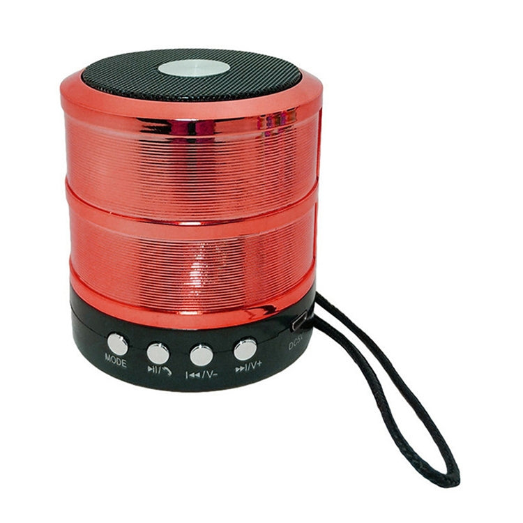 S28 Metal Mobile Bluetooth Stereo Portable Speaker with Hands-free Call Function(Red) - Desktop Speaker by PMC TechLife | Online Shopping South Africa | PMC TechLife