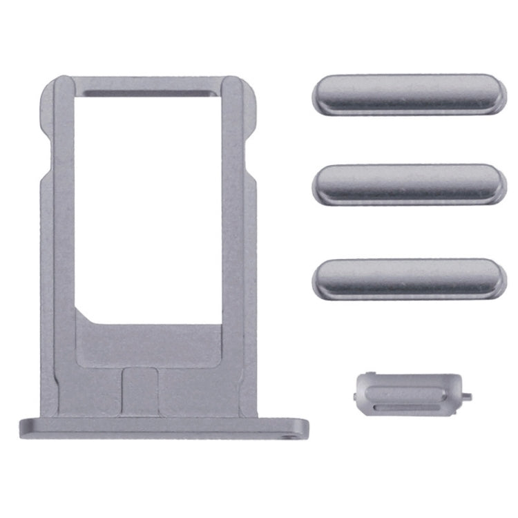 Full Assembly Housing Cover for iPhone 6, Including Back Cover & Card Tray & Volume Control Key & Power Button & Mute Switch Vibrator Key(Grey) - iPhone 6/6 Plus Parts by PMC Jewellery | Online Shopping South Africa | PMC Jewellery