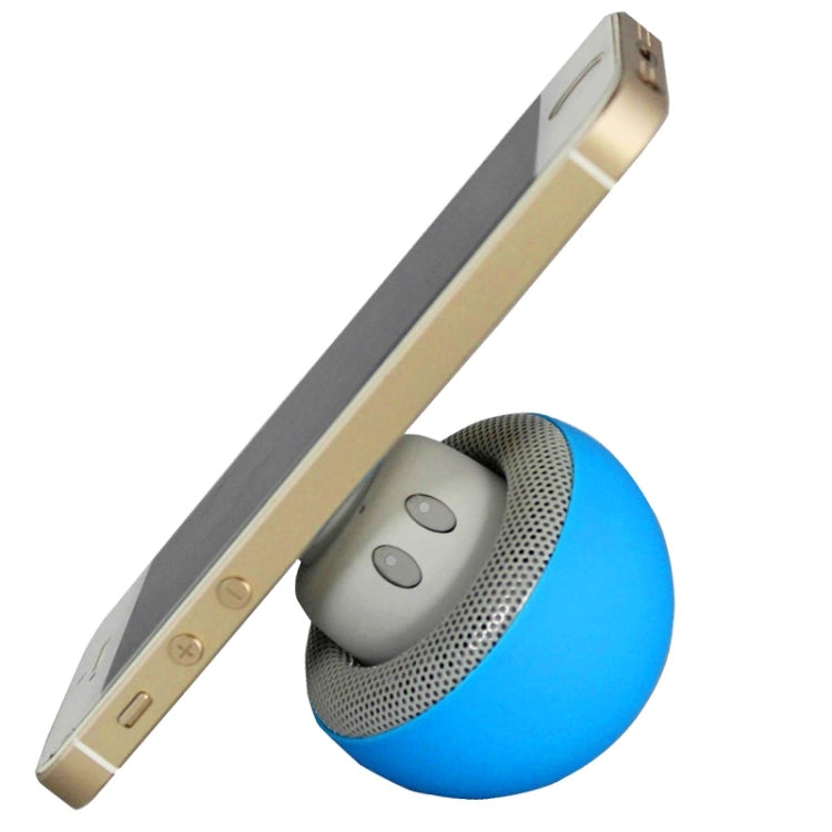 Mushroom Shape Bluetooth Speaker with Suction Holder(Blue) - Desktop Speaker by PMC TechLife | Online Shopping South Africa | PMC TechLife