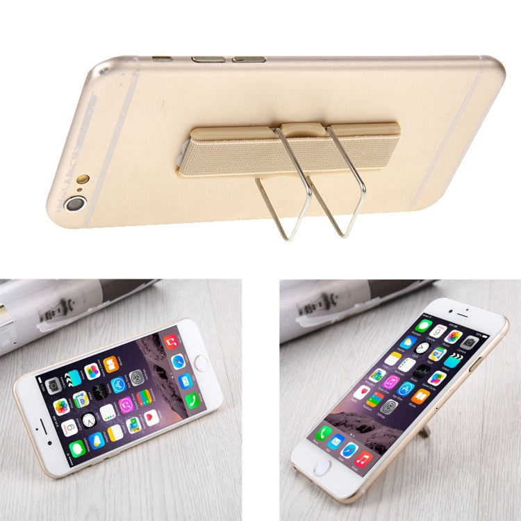 Universal Mini Foldable Holder Stand with Finger Grip(Gold) - Ring Holder by PMC TechLife | Online Shopping South Africa | PMC TechLife