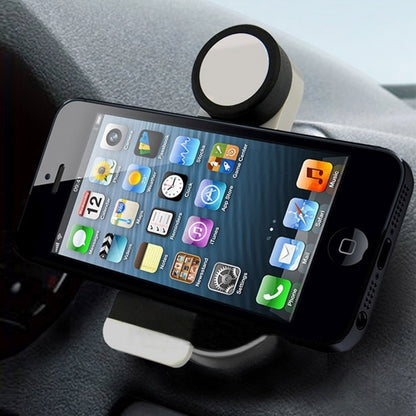 Portable Air Vent Car Mount Holder, For iPhone, Galaxy, Sony, Lenovo, HTC, Huawei, and other Smartphones (White + Grey)(White) - Car Holders by PMC Jewellery | Online Shopping South Africa | PMC Jewellery