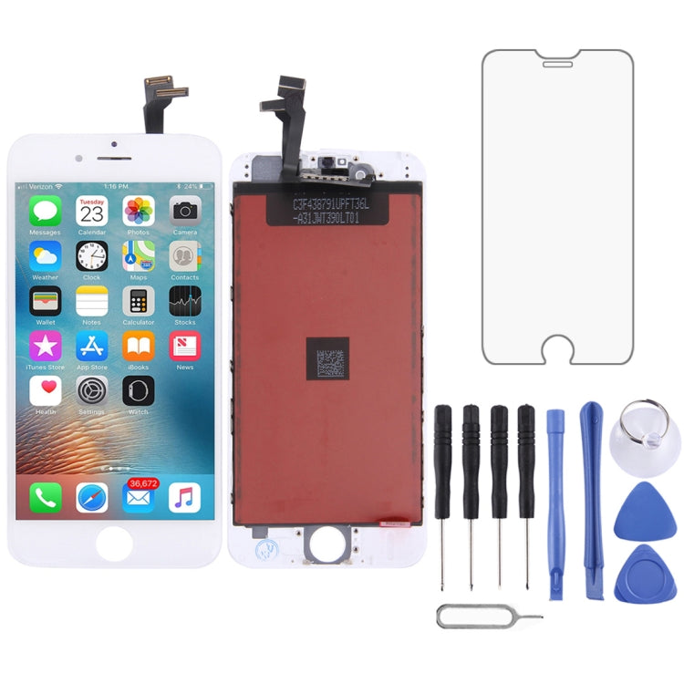 TFT LCD Screen for iPhone 6 Digitizer Full Assembly with Frame  (White) - free shipping - PMC TechLife - Order now!