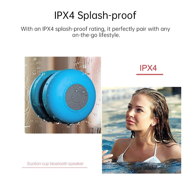 BTS-06 Mini Waterproof IPX4 Bluetooth V2.1 Speaker, Support Handfree Function(Green) - Waterproof Speaker by PMC TechLife | Online Shopping South Africa | PMC TechLife