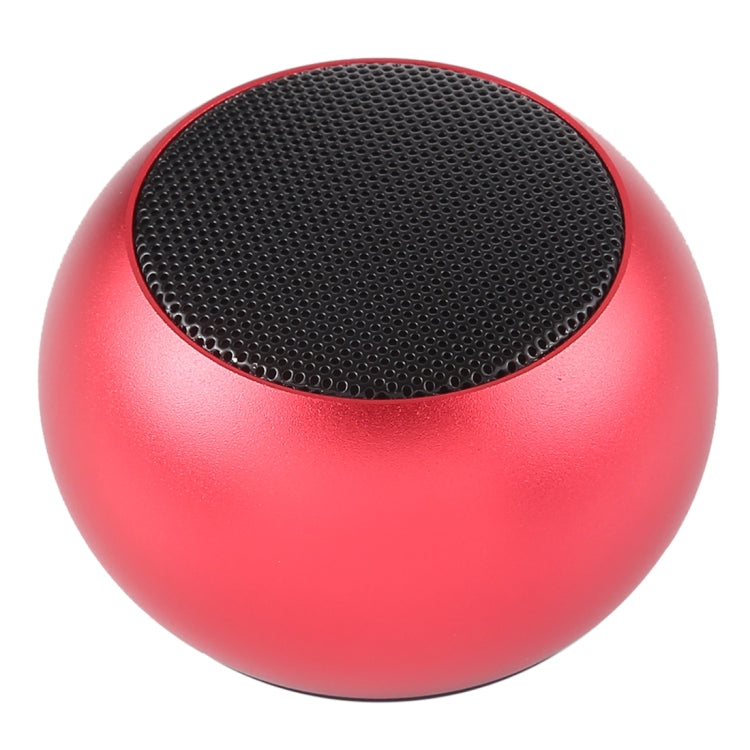 Mini Metal Wireless Bluetooth Speaker,  Hands-free, LED Indicator(Red) - Desktop Speaker by PMC TechLife | Online Shopping South Africa | PMC TechLife