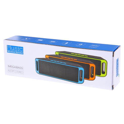 Portable Stereo Wireless Bluetooth Music Speaker, Support Hands-free Answer Phone & FM Radio & TF Card, For iPhone, Galaxy, Sony, Lenovo, HTC, Huawei, Google, LG, Xiaomi, other Smartphones(Blue) - Desktop Speaker by PMC Jewellery | Online Shopping South Africa | PMC Jewellery