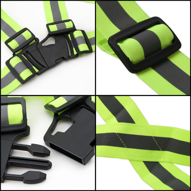 Night Riding Running Flexible Reflective Safety Vest(Purple) - free shipping - PMC TechLife - Order now!