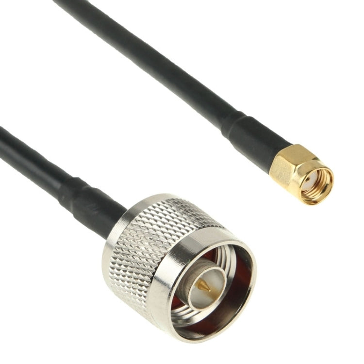 N Male to RP-SMA Converter Cable, Length: 50cm(Black) - N Antenna by PMC Jewellery | Online Shopping South Africa | PMC Jewellery
