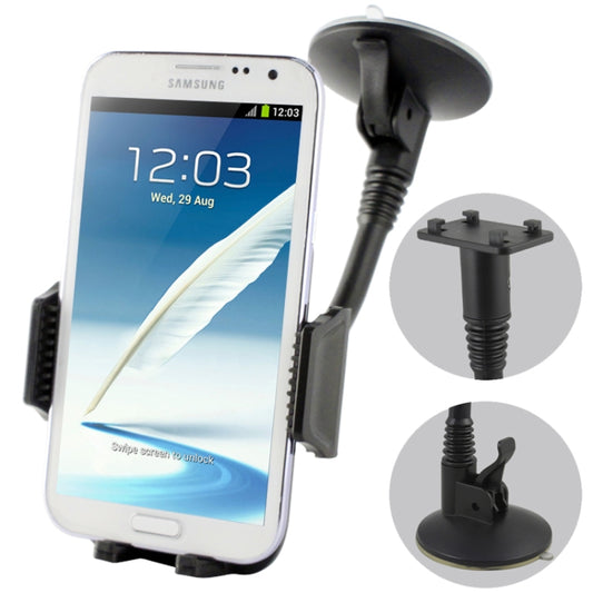 Suction Cup Car Holder, For Galaxy Note II / N7100(Black) - Car Holders by PMC Jewellery | Online Shopping South Africa | PMC Jewellery