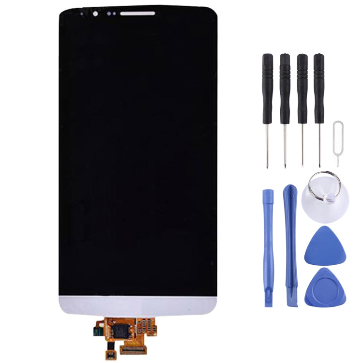 Original LCD Screen and Digitizer Full Assembly for LG G3 / D850 / D851 / D855(White) - For LG by PMC Jewellery | Online Shopping South Africa | PMC Jewellery