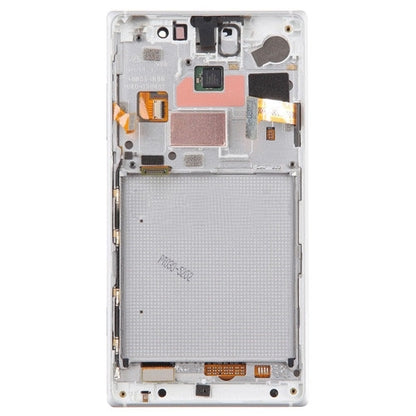 TFT LCD Screen for Nokia Lumia 830 Digitizer Full Assembly with Frame (Silver) - LCD Screen by PMC Jewellery | Online Shopping South Africa | PMC Jewellery
