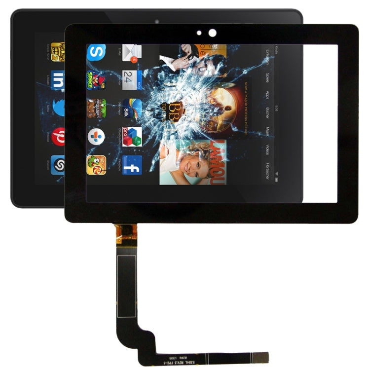 Touch Panel  for Amazon Kindle Fire HDX 7 inch(Black) - For Amazon by PMC Jewellery | Online Shopping South Africa | PMC Jewellery