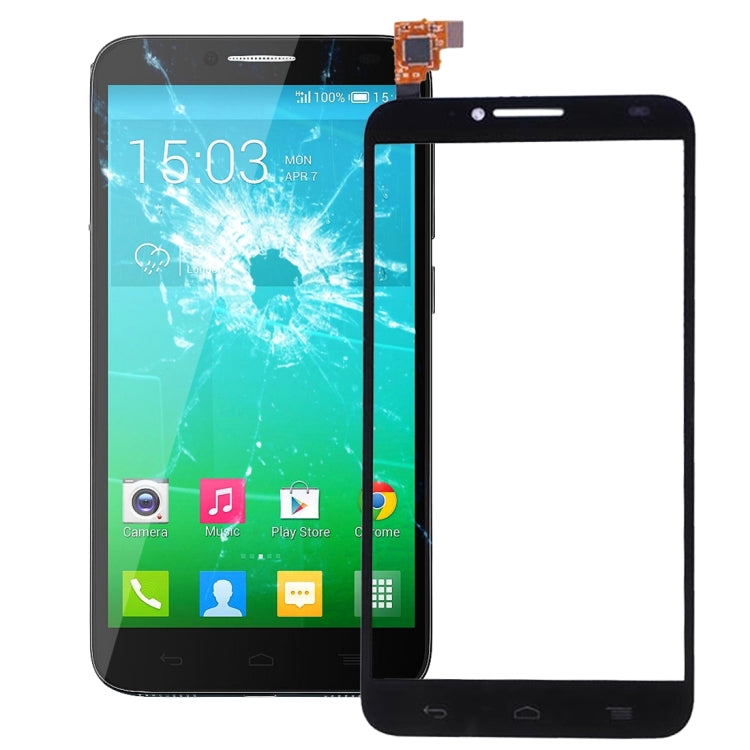 For Alcatel One Touch Idol 2 / OT6037 / 6037 / 6037Y Touch Panel (Black) - Touch Panel by PMC Jewellery | Online Shopping South Africa | PMC Jewellery