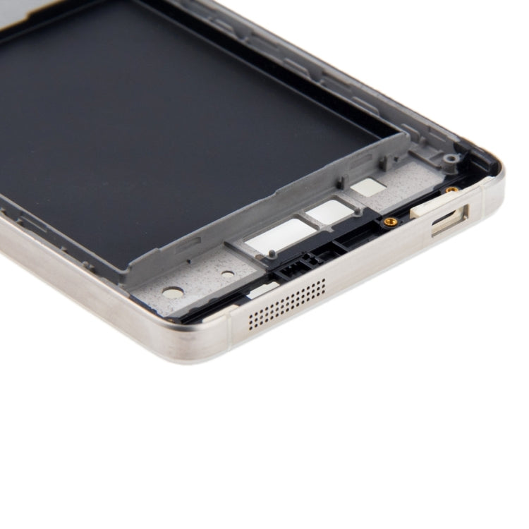 Front Housing LCD Frame Bezel Plate  for Xiaomi Mi 4(Silver) - Frame Bezel Plate by PMC Jewellery | Online Shopping South Africa | PMC Jewellery