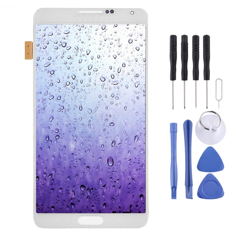 Original Super AMOLED LCD Screen for Galaxy Note III / N90 with Digitizer Full Assembly (White) - LCD Screen by PMC Jewellery | Online Shopping South Africa | PMC Jewellery