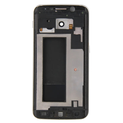 For Galaxy S6 Edge / G925 Full Housing Cover (Front Housing LCD Frame Bezel Plate + Back Plate Housing Camera Lens Panel + Battery Back Cover ) (White) - Back Cover by PMC Jewellery | Online Shopping South Africa | PMC Jewellery