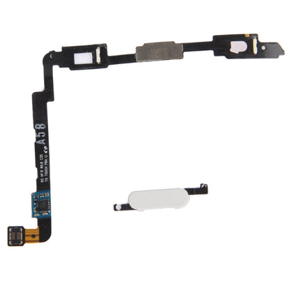 For Galaxy Note II / N7100 LCD Middle Board with Button Cable,  (White) - Frame Bezel Plate by PMC Jewellery | Online Shopping South Africa | PMC Jewellery