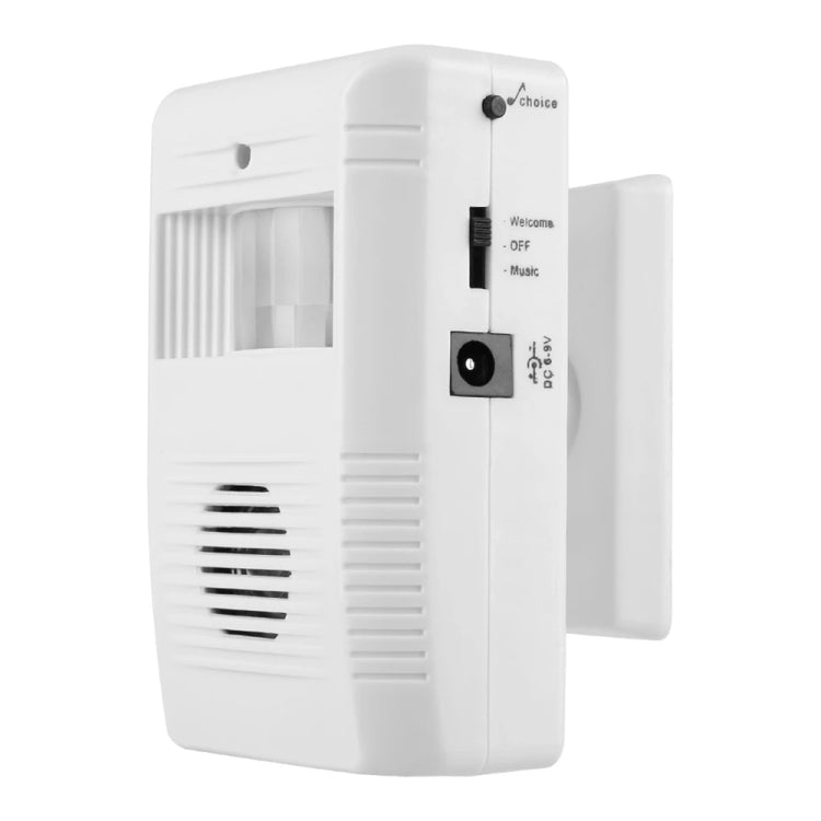 Infrared Sensor Electronic Guest Welcome Doorbell(White) - Sensor Doorbell by PMC TechLife | Online Shopping South Africa | PMC TechLife