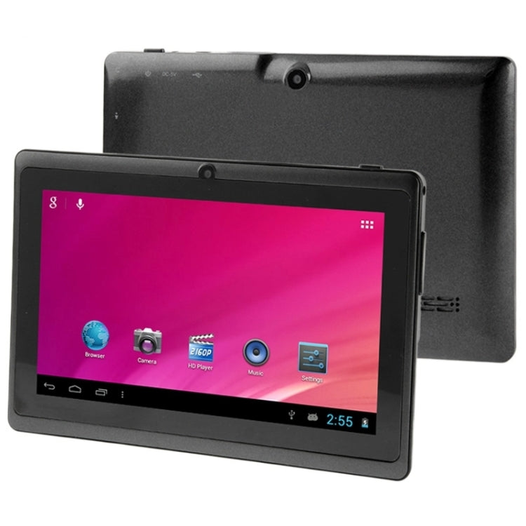 Tablet PC 7.0 inch, 1GB+16GB, Android 4.0, Allwinner A33 Quad Core 1.5GHz, WiFi, Bluetooth, OTG, G-sensor(Black) - 7.0-8.0 inch by PMC Jewellery | Online Shopping South Africa | PMC Jewellery