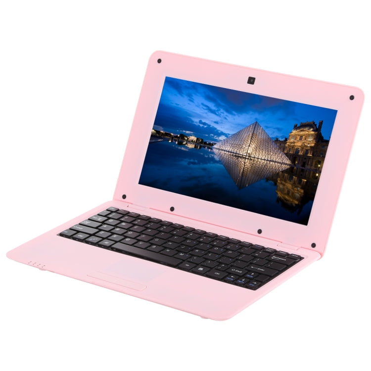 10.1 inch Notebook PC, 1GB+8GB, Android 6.0 A33 Dual-Core ARM Cortex-A9 up to 1.5GHz, WiFi, SD Card, U Disk(Pink) - Android OS by PMC Jewellery | Online Shopping South Africa | PMC Jewellery