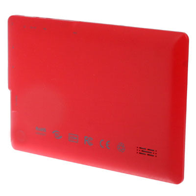 7.0 inch Tablet PC, 512MB+4GB, Android 4.2.2, 360 Degrees Menu Rotation, Allwinner A33 Quad-core, Bluetooth, WiFi(Red) - 7.0-8.0 inch by PMC Jewellery | Online Shopping South Africa | PMC Jewellery