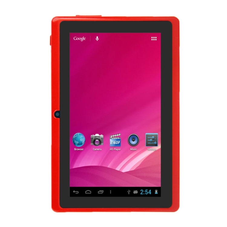 Q88 Tablet PC, 7.0 inch, 1GB+8GB, Android 4.0, 360 Degree Menu Rotate, Allwinner A33 Quad Core up to 1.5GHz, WiFi, Bluetooth(Red) - 7.0-8.0 inch by PMC Jewellery | Online Shopping South Africa | PMC Jewellery