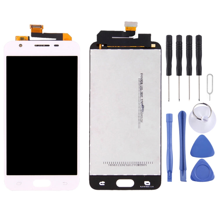 Original LCD Display + Touch Panel for Galaxy On5 (2016) / G570 & J5 Prime, G570F/DS, G570Y(White) - free shipping - PMC TechLife - Order now!