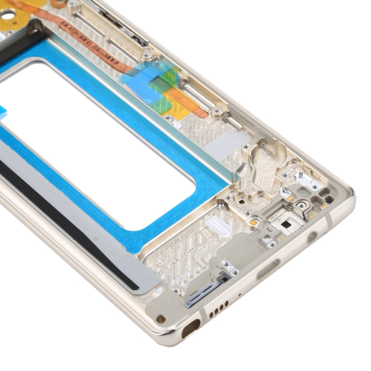 For Galaxy Note 8 / N950  Front Housing LCD Frame Bezel Plate(Gold) - Frame Bezel Plate by PMC Jewellery | Online Shopping South Africa | PMC Jewellery