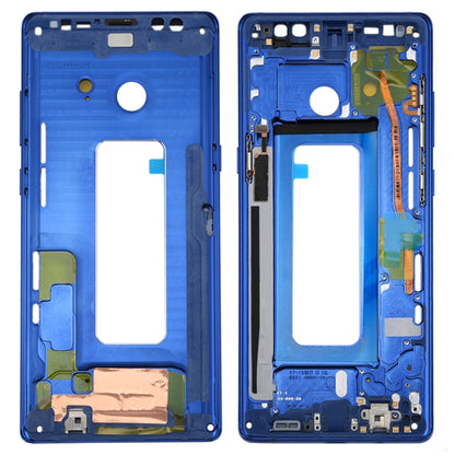 Galaxy Note 8 / N950  Front Housing LCD Frame Bezel Plate(Blue) - Frame Bezel Plate by PMC Jewellery | Online Shopping South Africa | PMC Jewellery